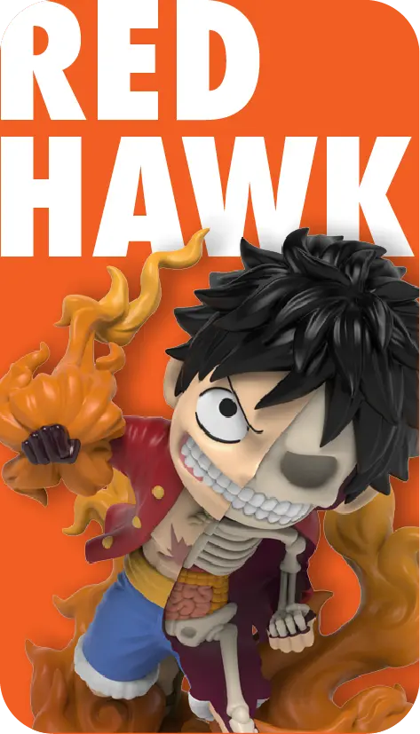 Mighty Jaxx - Freeny's Hidden Dissectibles: One Piece - Luffy’s Gears Edition - 1 Blind Box Figure