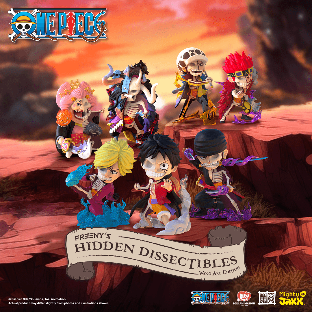 Mighty Jaxx - Freeny's Hidden Dissectibles: One Piece - Wano Arc Edition - 1 Blind Box Figure