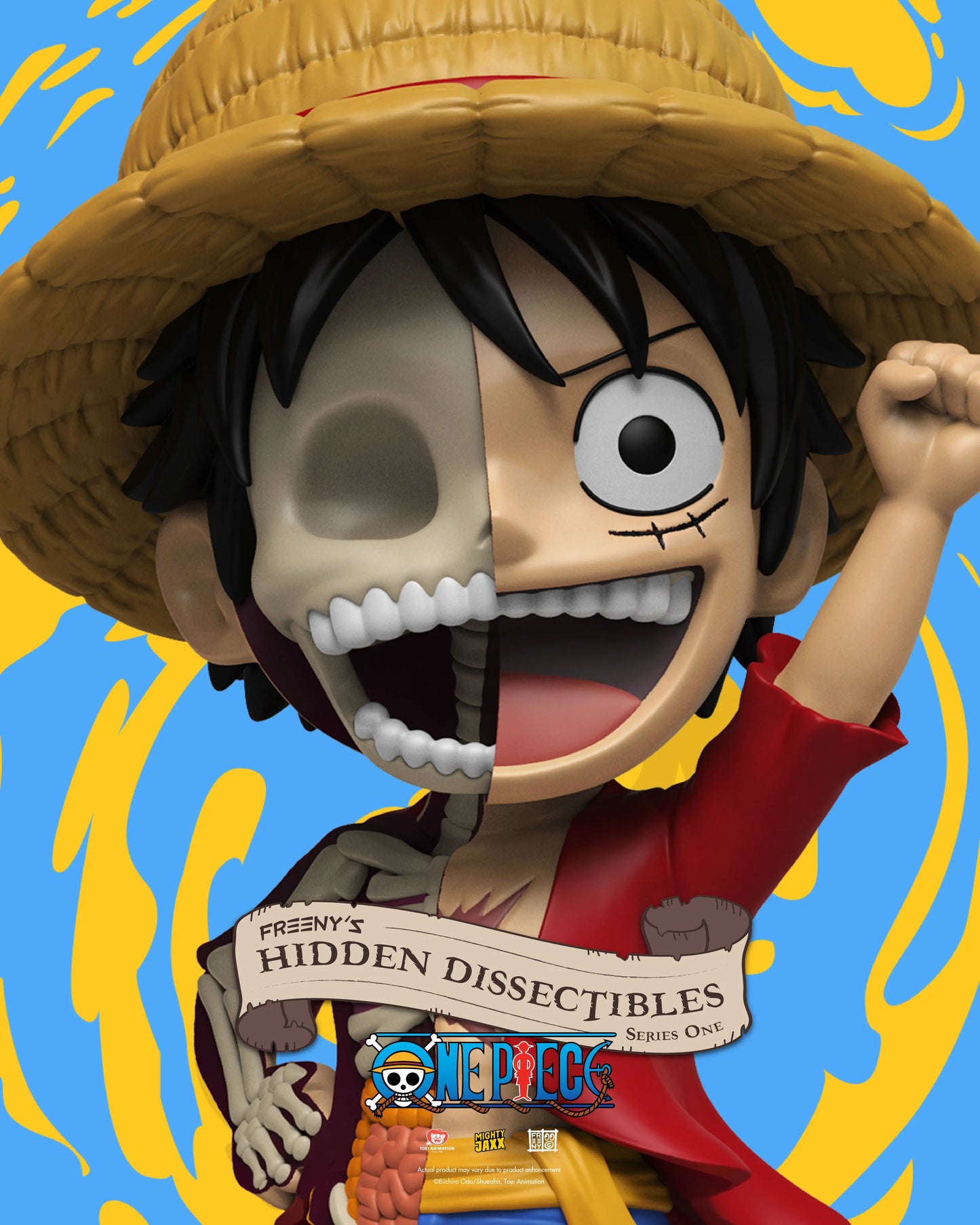 Mighty Jaxx - Freeny's Hidden Dissectibles: One Piece S1 - 1 Blind Box Figure