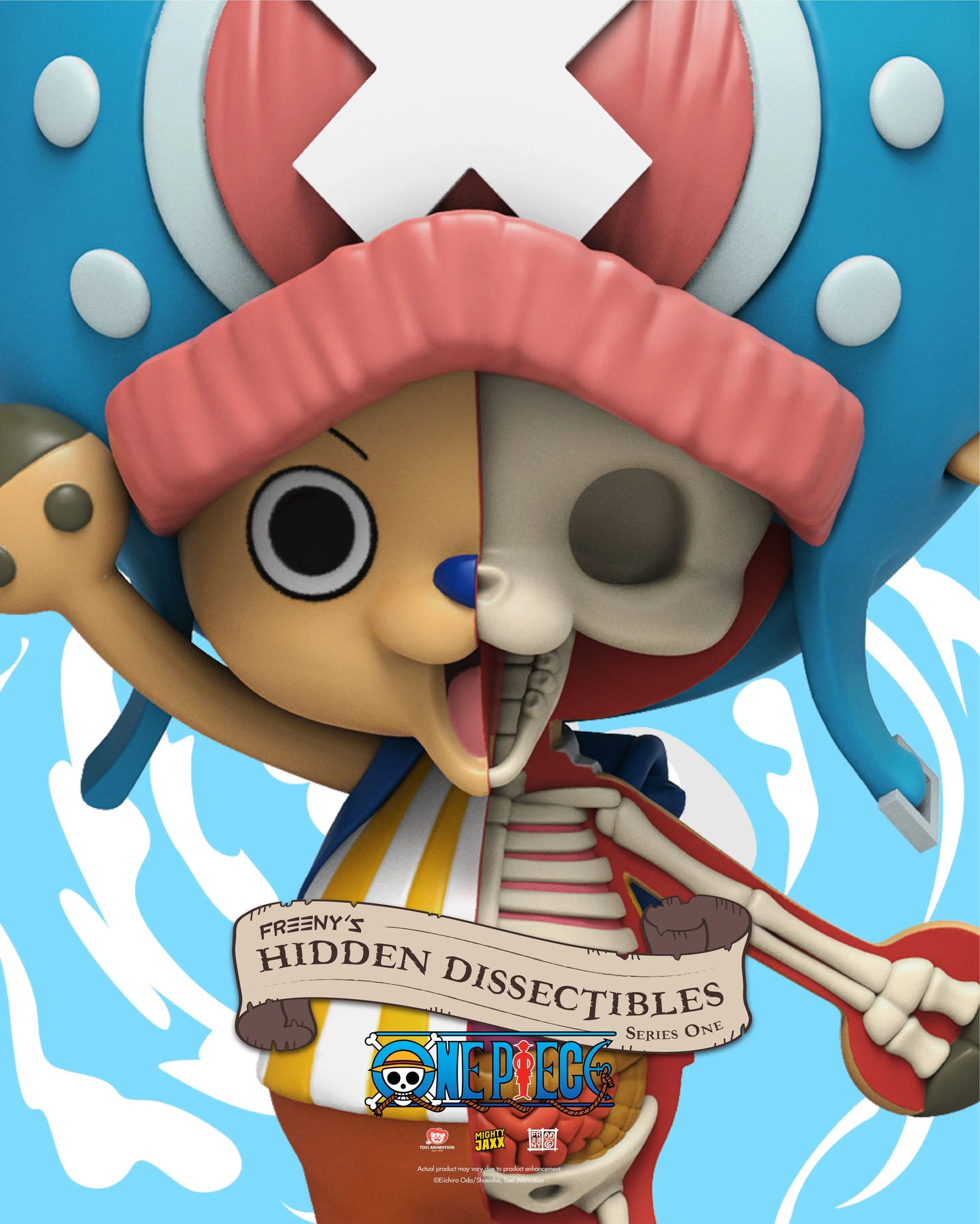 Mighty Jaxx - Freeny's Hidden Dissectibles: One Piece S1 - 1 Blind Box Figure