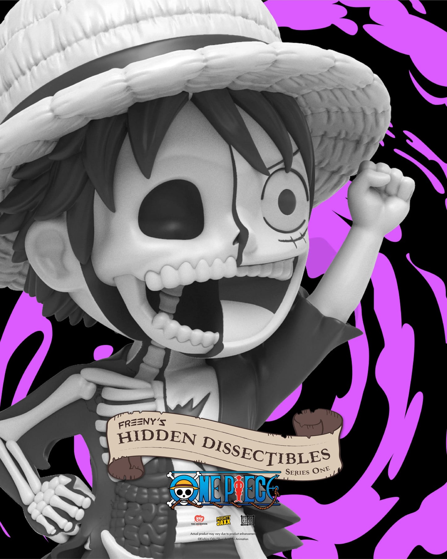 Mighty Jaxx - Freeny's Hidden Dissectibles: One Piece S1 - 1 Blind Box Figure