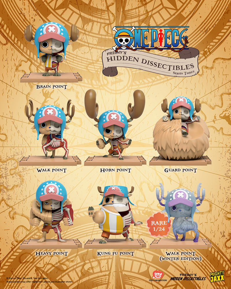 Mighty Jaxx - Freeny's Hidden Dissectibles: One Piece - Chopper - 1 Blind Box Figure