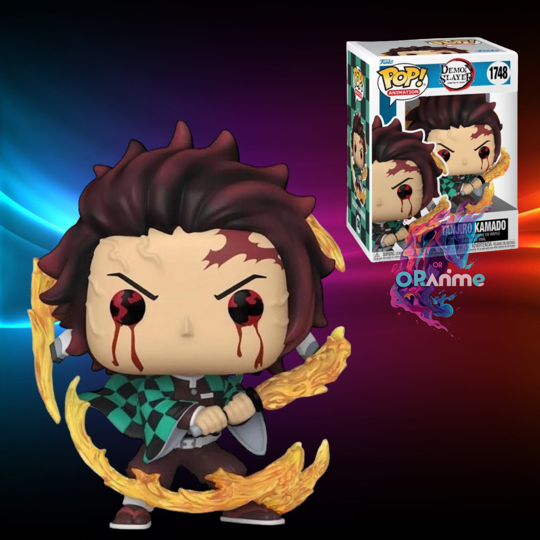 Funko Pop! Tanjiro Kamado Hinokami Kagura Demon Slayer # 1748