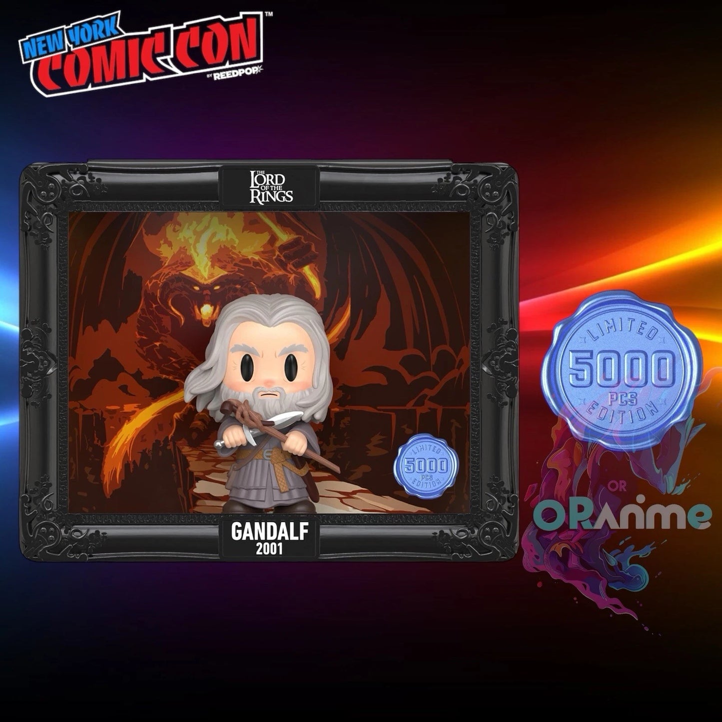 Thrilljoy Lord of the Rings PIX! Gandalf LE 5000 NYCC Sticker Exclusive